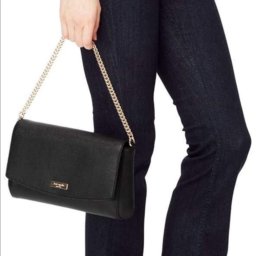 Kate Spade Laurel Way Greer Convertible Crossbody Purse in Black - Picture 11 of 12